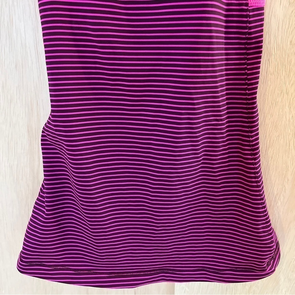 Lululemon Stuff Your Bra Pink & Purple Stripe Athletic Tank Top Shirt small - Picture 6 of 6